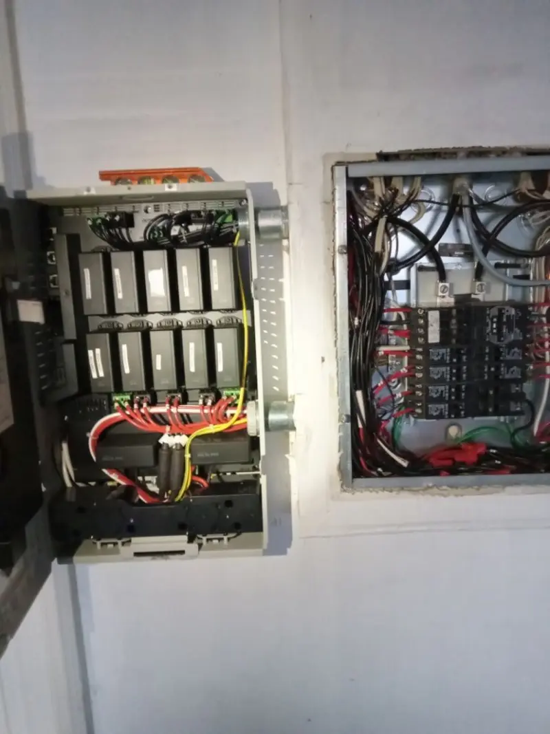 Electrical panel upgrade completed for Security Camera Wiring in McKean